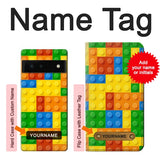 Google Pixel 6 Hard Case Brick Toy with custom name