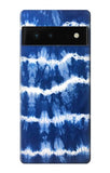 Google Pixel 6 Hard Case Blue Tie Dye