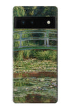 Google Pixel 6 Hard Case Claude Monet Footbridge and Water Lily Pool