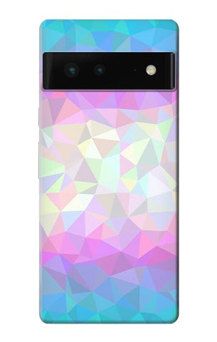 Google Pixel 6 Hard Case Trans Flag Polygon