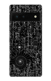 Google Pixel 6 Hard Case Mathematics Blackboard