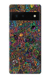 Google Pixel 6 Hard Case Psychedelic Art