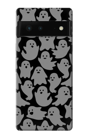 Google Pixel 6 Hard Case Cute Ghost Pattern