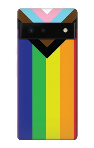 Google Pixel 6 Hard Case Pride Flag LGBT