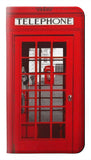 Motorola G Pure PU Leather Flip Case Classic British Red Telephone Box