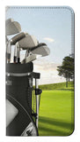Samsung Galaxy A12 PU Leather Flip Case Golf