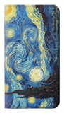 Google Pixel 6 Pro PU Leather Flip Case Van Gogh Starry Nights