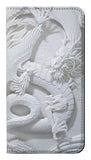 Motorola Moto G50 PU Leather Flip Case Dragon Carving