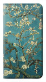 LG G8 ThinQ PU Leather Flip Case Blossoming Almond Tree Van Gogh