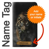 Samsung Galaxy S21 5G PU Leather Flip Case Bengal Tiger with leather tag