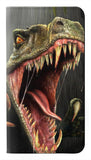 Samsung Galaxy S21 5G PU Leather Flip Case T-Rex Dinosaur