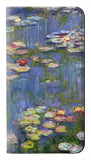 iPhone 12 Pro, 12 PU Leather Flip Case Claude Monet Water Lilies