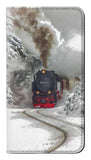 Google Pixel 6 PU Leather Flip Case Steam Train