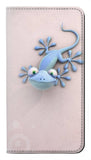 Google Pixel 6 Pro PU Leather Flip Case Funny Gecko Lizard