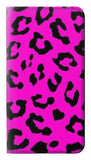 Google Pixel 6 PU Leather Flip Case Pink Leopard Pattern