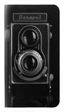 iPhone 13 Pro PU Leather Flip Case Vintage Camera