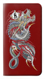 Motorola Moto G Stylus (2021) PU Leather Flip Case Yakuza Dragon Tattoo