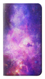 LG G8 ThinQ PU Leather Flip Case Milky Way Galaxy