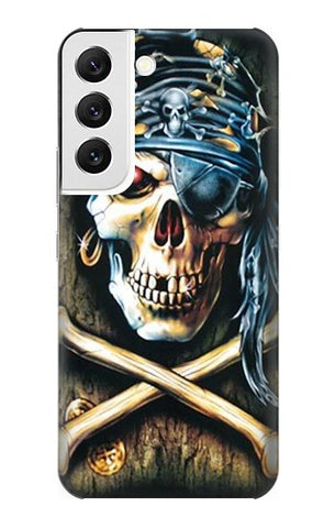 Samsung Galaxy S22 5G Hard Case Pirate Skull Punk Rock