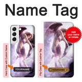  Moto G8 Power Hard Case Fantasy Angel with custom name