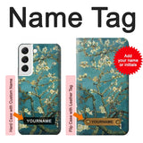  Moto G8 Power Hard Case Blossoming Almond Tree Van Gogh with custom name