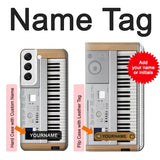  Moto G8 Power Hard Case Keyboard Digital Piano with custom name