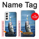  Moto G8 Power Hard Case Bass Fishing with custom name