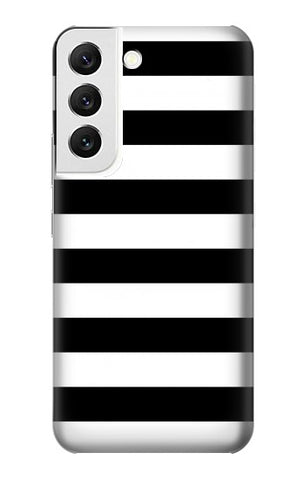 Samsung Galaxy S22 5G Hard Case Black and White Striped