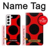  Moto G8 Power Hard Case Lady bug Dot Pattern with custom name