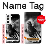  Moto G8 Power Hard Case Running Horse with custom name