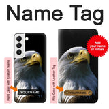  Moto G8 Power Hard Case Bald Eagle with custom name