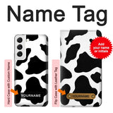  Moto G8 Power Hard Case Seamless Cow Pattern with custom name