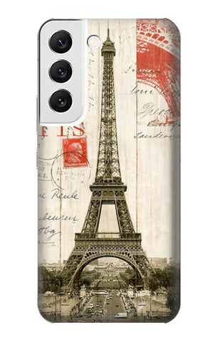  Moto G8 Power Hard Case Eiffel Tower Paris Postcard