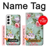  Moto G8 Power Hard Case Flower Floral Art Painting with custom name