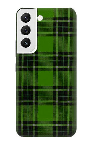 Samsung Galaxy S22 5G Hard Case Tartan Green Pattern