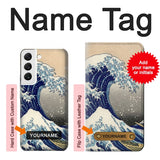  Moto G8 Power Hard Case Katsushika Hokusai The Great Wave off Kanagawa with custom name