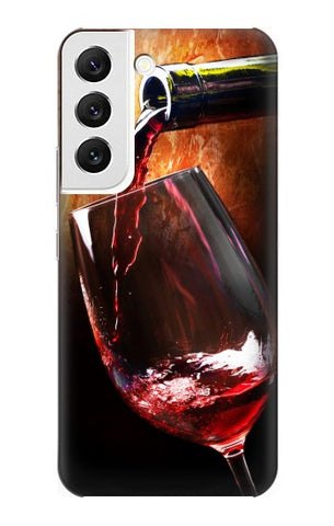  Moto G8 Power Hard Case Red Wine Bottle And Glass