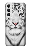  Moto G8 Power Hard Case White Tiger