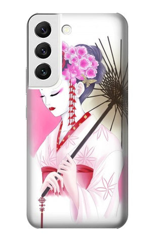  Moto G8 Power Hard Case Devushka Geisha Kimono