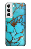  Moto G8 Power Hard Case Aqua Turquoise Rock