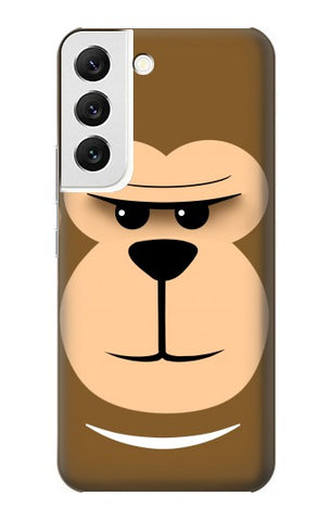 Samsung Galaxy S22 5G Hard Case Cute Monkey Cartoon Face