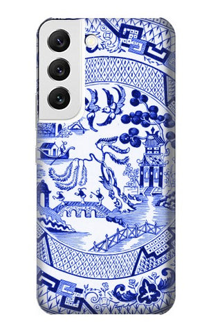 Samsung Galaxy S22 5G Hard Case Willow Pattern Illustration