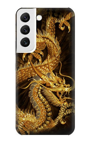  Moto G8 Power Hard Case Chinese Gold Dragon Printed