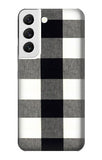  Moto G8 Power Hard Case Black and White Buffalo Check Pattern