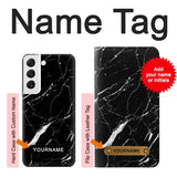  Moto G8 Power Hard Case Black Marble Graphic Printed with custom name