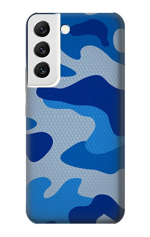 Samsung Galaxy S22 5G Hard Case Army Blue Camouflage