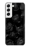  Moto G8 Power Hard Case Black Roses