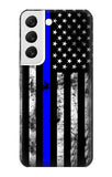  Moto G8 Power Hard Case Thin Blue Line USA