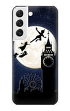  Moto G8 Power Hard Case Peter Pan Fly Fullmoon Night