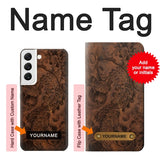  Moto G8 Power Hard Case Fish Tattoo Leather Graphic Print with custom name